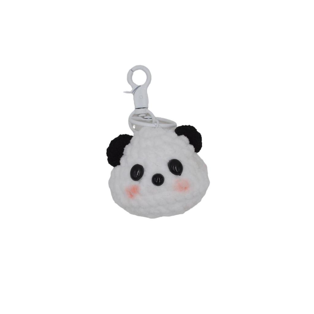 Брелок-подвеска в виде головы панды - Подарок ручной работы для мамы или друга