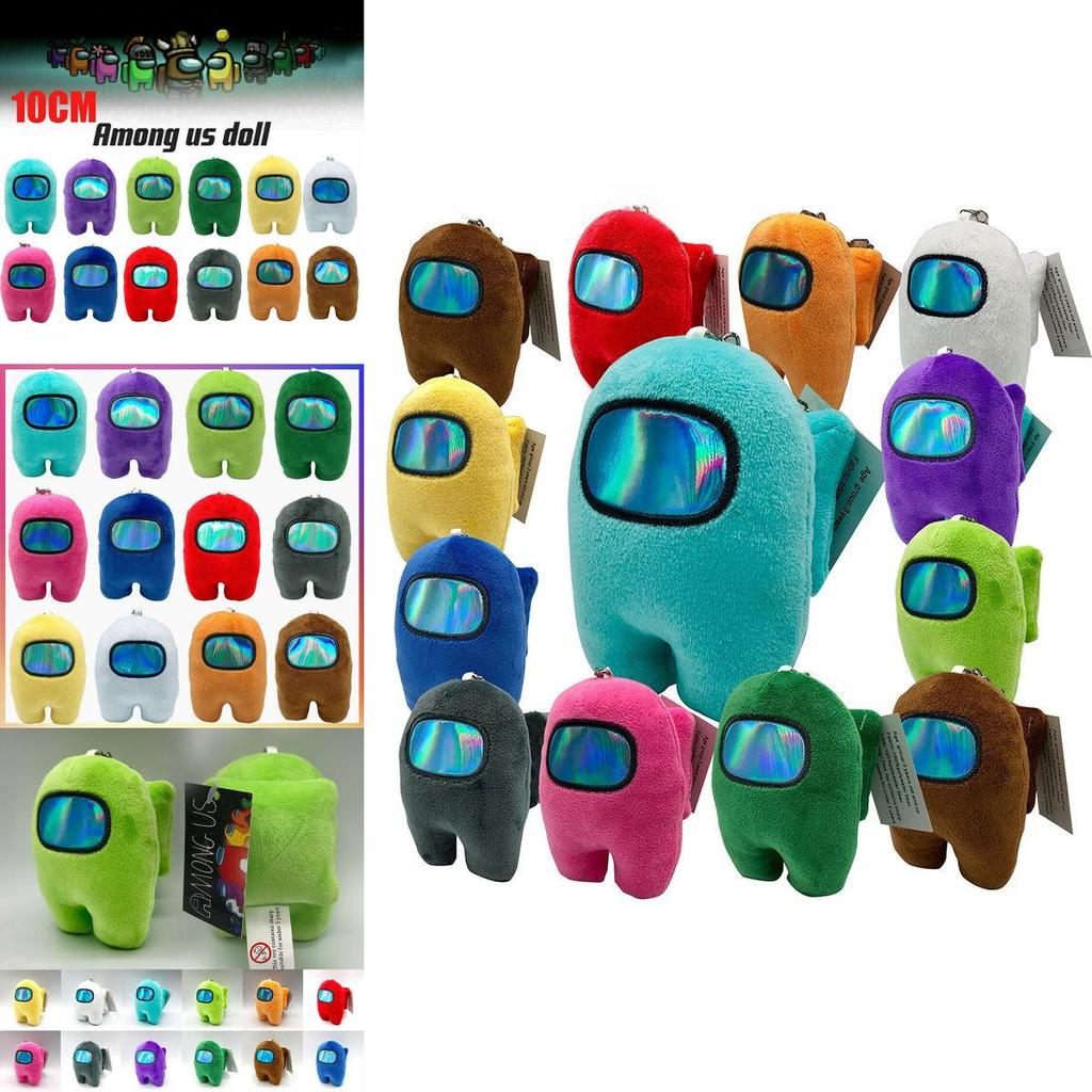 Красочный Плюшевый Among Us Мягкие Набивные Игрушки Кукла Идеально Подходит для Детского Подарка на День Рождения