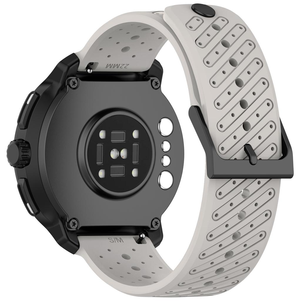 22mm Silicone Wristband Strap For Suunto 5 9 Peak Pro / Vertical 2 / RACE S / Run / Ocean Replacement Watch Band Bracelet