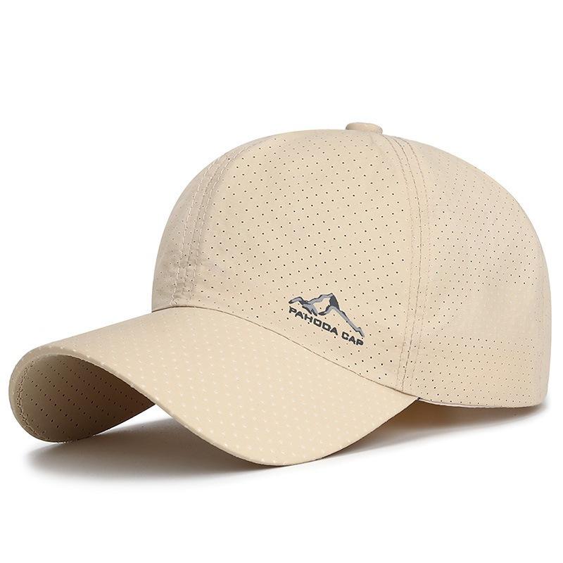 Summer Mesh Breathable Extended Brim Sunshade Baseball Cap Men'S Cap Half Net Big Brim Sunscreen Cap Fishing Cap Mountaineering Cap