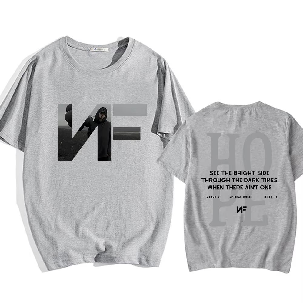 Футболка с графическим принтом рэпера NF Hope Tour, футболки с принтом, хип-хоп, уличная одежда, с коротким рукавом, летние хлопковые футболки