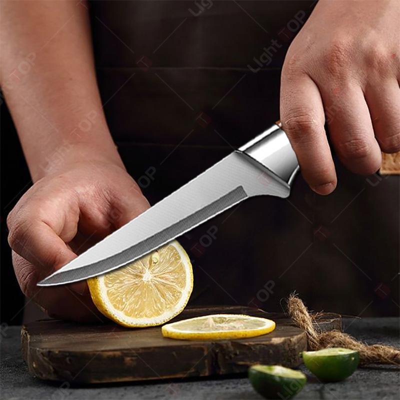 WXCOO Professional Kitchen Knives Set 3pcs Household Fruit Slicing Vegetable Cutting Knife Stainless Steel Chef Knife