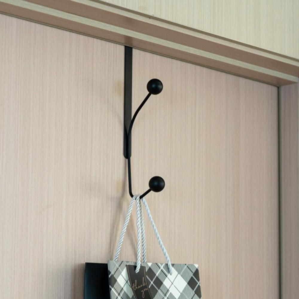 Space-Saving Door Rear Hook Multifunctional Coat Rack Door Accessories Storage Hook  Bedroom