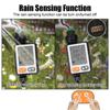 Garden Watering Timer Rain Sensor Irrigation Controller Battery Operated Child Lock Large Screen Automatic Multiple Program