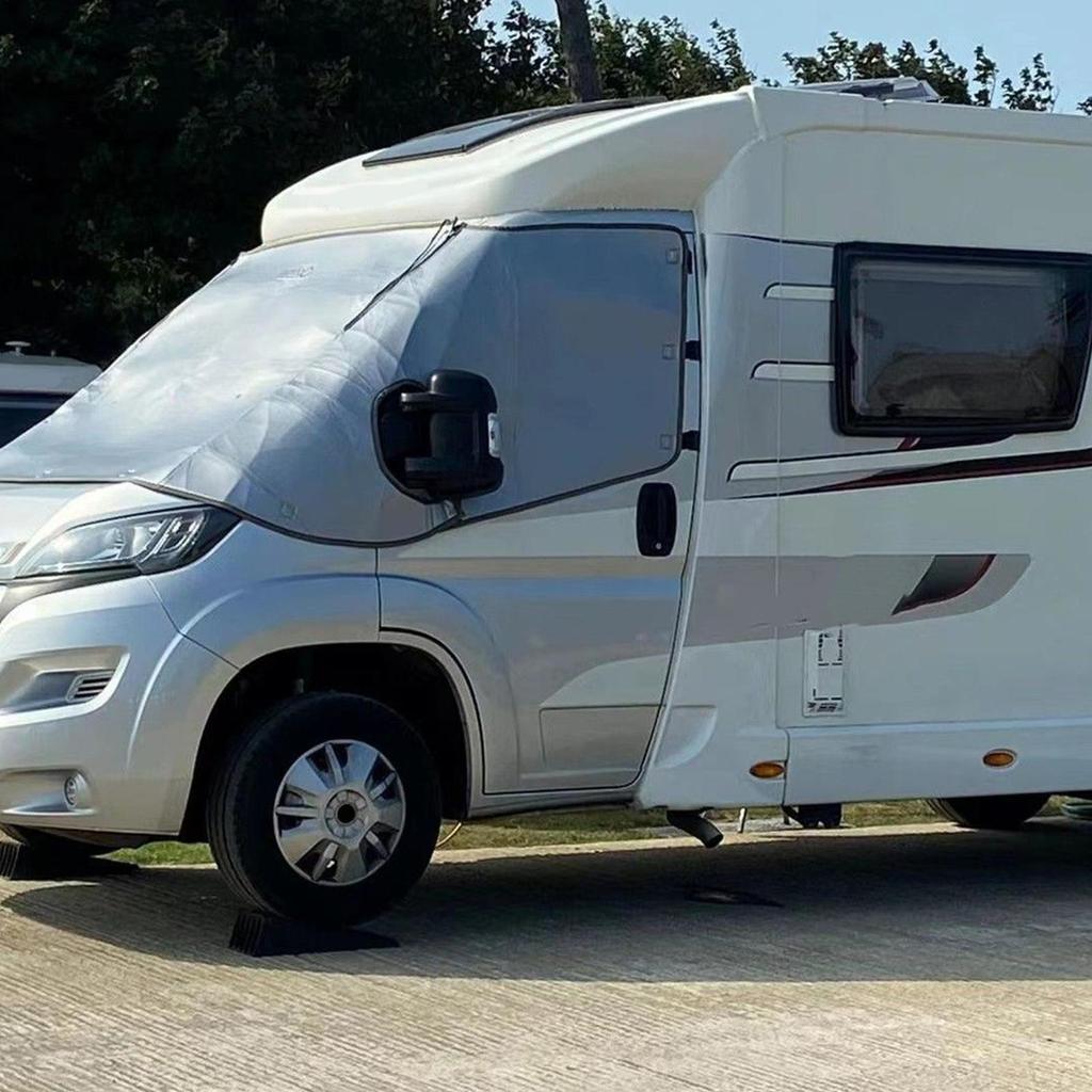 Чехол на лобовое стекло для автодома, складной, водонепроницаемый, защитный экран, защита от УФ-лучей, солнцезащитный козырек для лобового стекла автодома от льда, снега, зимнего мороза, для экстерьера