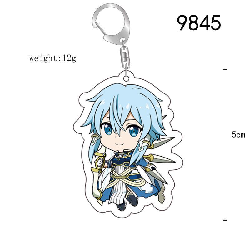 Акриловый брелок Sword Art Online: Асуна, Синон, Кирито Аниме Шарм