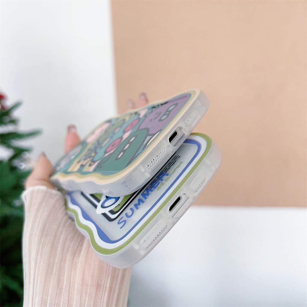 Простая кисть с мультяшным рисунком, мягкий чехол из ТПУ, модный чехол для телефона для iPhone, Samsung Vivo, Xiaomi Oppo