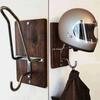 Steel Wall Mount Rack Multi-functional Helmet Hook Helmet Hanger  Living Room Display