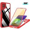 Case - BOOLING - for Samsung A22 4G - Red - 360° Protection - Anti-Scratch - Reinforced Edge