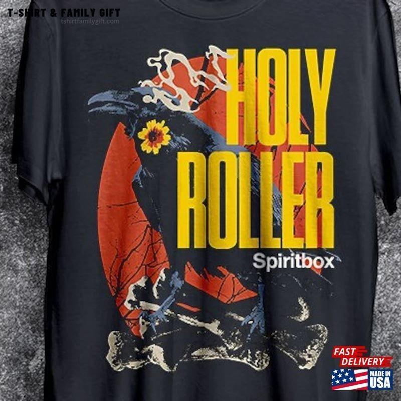 Spiritbox Holy Roller Футболка в винтажном стиле Металлическая футболка 1F2333 Унисекс футболка
