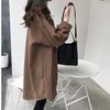 Corduroy Shirt For Women With Relaxed Bf Fit And Piping Design For Casual Autumn Wear