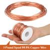 1 Roll Copper Wire Long-lasting Easy To Cut Flexible Copper Wire for Jewelry Making Gardening Crafts
