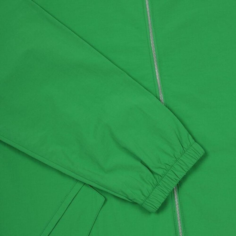 Le Coq Sportif Lightweight Linen Hooded Jacket Grn Qp323tjk71