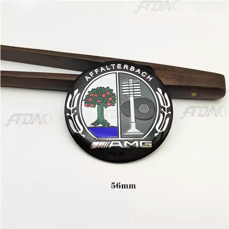 4 шт. 56 мм Наклейки на колпачки ступиц колес автомобиля Аксессуары для Mercedes Benz Brabus AMG Smart Maybach W205 W203 W206 W108 W124 W126