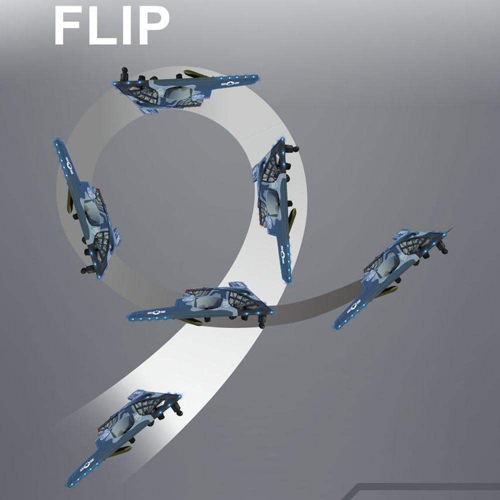 Foam Remote Control Drone 2.4GHz Remote Control Airplane Auto Hover 360  Degrees  Stunt Rotation 6-axis