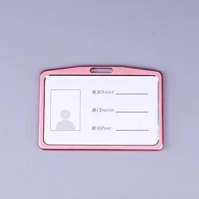 Выдвижной держатель для бейджа студента, чехол-держатель для ID-карты, ремешки для бейджа медсестры, модный набор металлических держателей для карт для женщин и мужчин