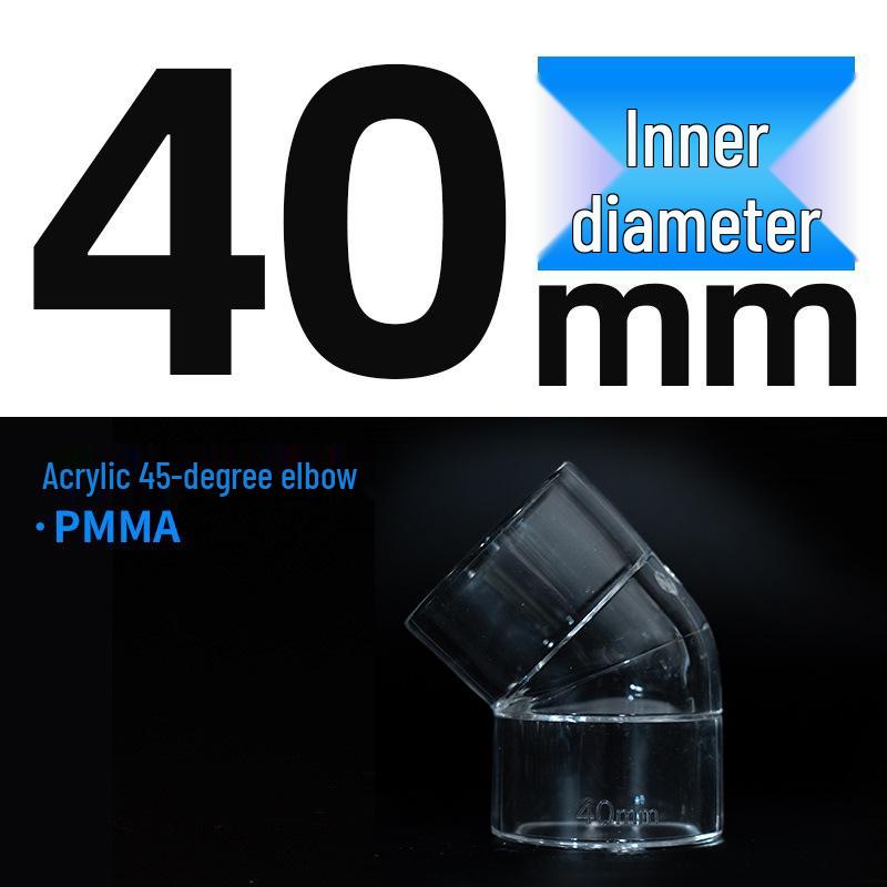 Акриловый угольник 45° для аквариумов - Высокая прозрачность