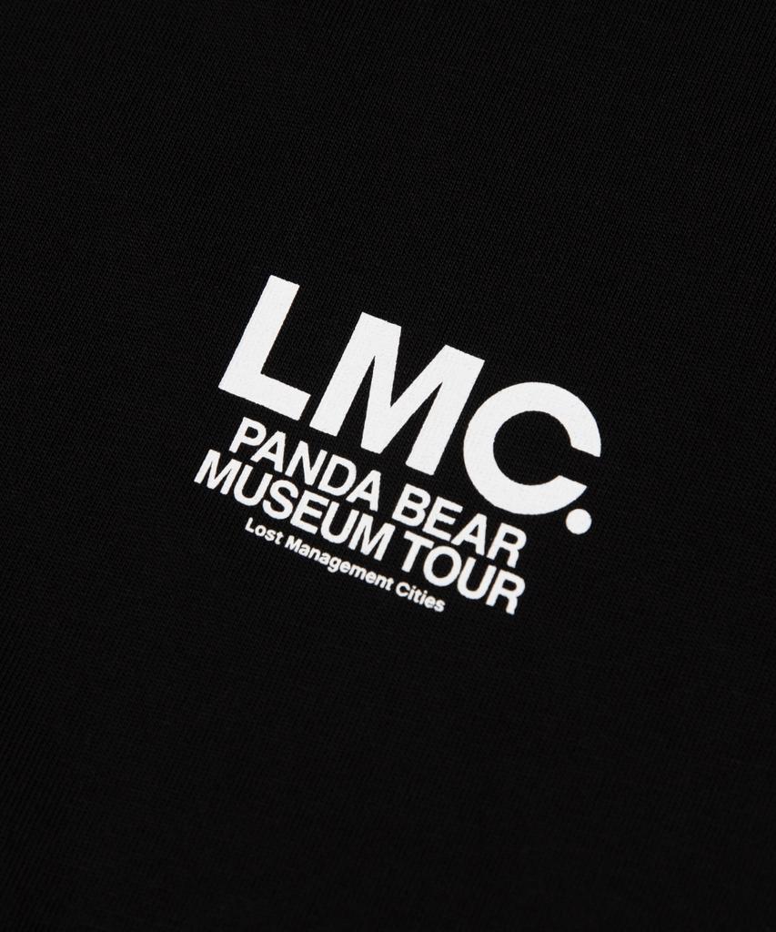 LMC Футболка с принтом Медведь Панда Музейный Тур Черная