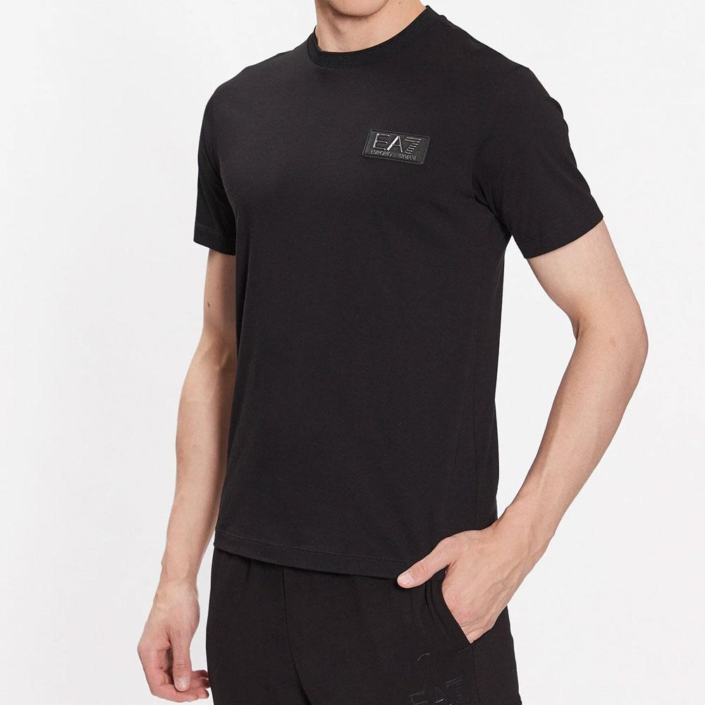 EMPORIO ARMANI EA7 SS23 T Shirt Men's Black 3RPT72-PJ8SZ-1200