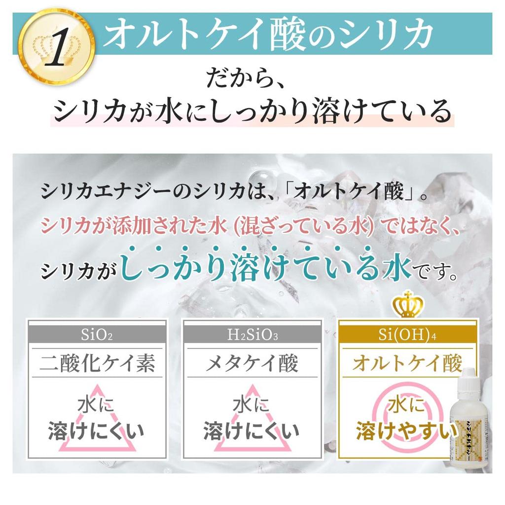 Silica Energy Silicon Concentrated Solution Concentrated Silica Nanocolloidal Water Using Original 50ml Set of 3 (Highly Water)