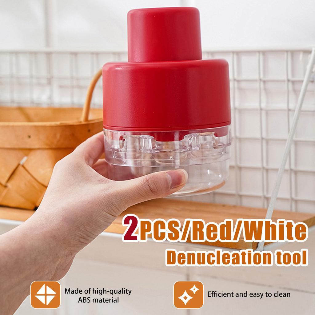 2 шт. Пресс для удаления косточек из вишни, тип 7, портативный инструмент для удаления косточек из вишни, многофункциональный инструмент для удаления сердцевины вишни