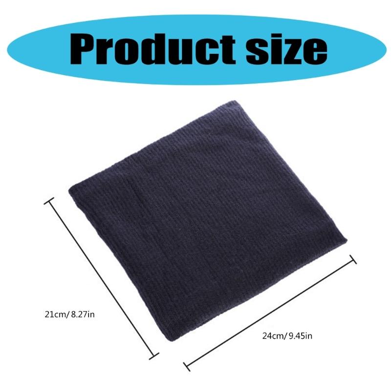 Вязаный утепленный шарф-воротник с подкладкой, ветрозащитный, для мужчин и женщин.