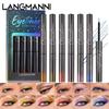 6 Color Glitter Eyeliner Quick-drying Glitter Eyeliner Set Quick-drying Pigment Rich and Bright Color