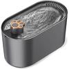 3000ML Automatic Cat Water Fountain for Cats and Dogs with Filter LED Light Gray