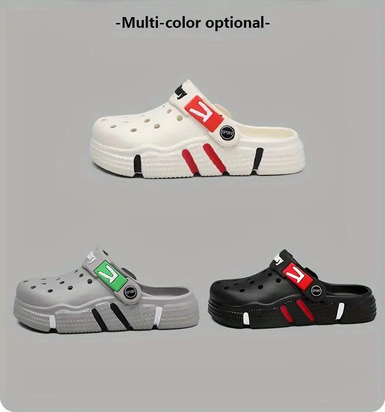 Повседневные удобные домашние туфли без застежек для мальчиков и девочек, дышащие нескользящие сабо для ванной комнаты в помещении, все сезоны