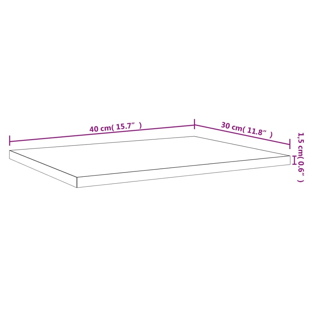 Wall Shelves 4 pcs Grey Sonoma 40 x 30 x 1.5 cm Particleboard