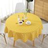 Nordic Round Tablecloth Colored Stripe Christmas Tree Pattern Cover Washable Table Cloth For Tea Table