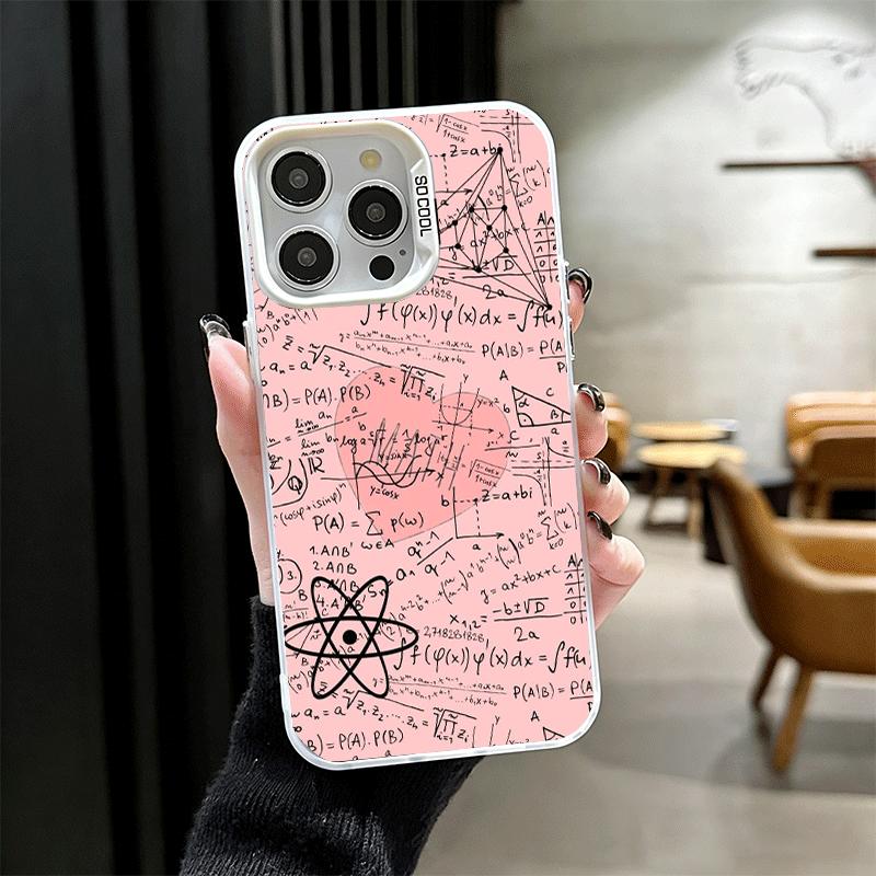 Physics Chemical Mathematics Shockproof Phone Case for iPhone 17 Air 16 16E 15 Pro Max 14 Plus 13 Mini 12 Back Cover Anti Fall F