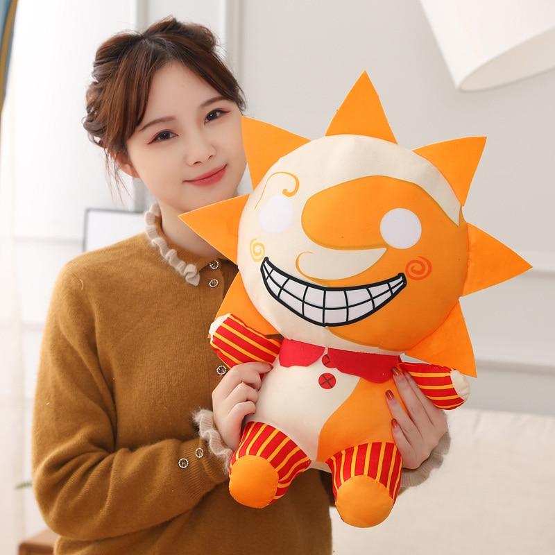 Sundrop Fnaf Sun Clown Creative Sitting Plush Toys Stuffed High Quality Type Gifts For Kids Home Decro