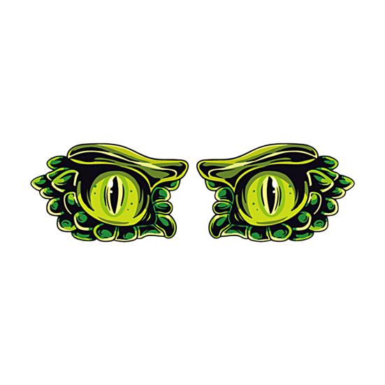 Водонепроницаемая автомобильная наклейка, износостойкая виниловая наклейка с рисунком орлиного глаза, эко-образец