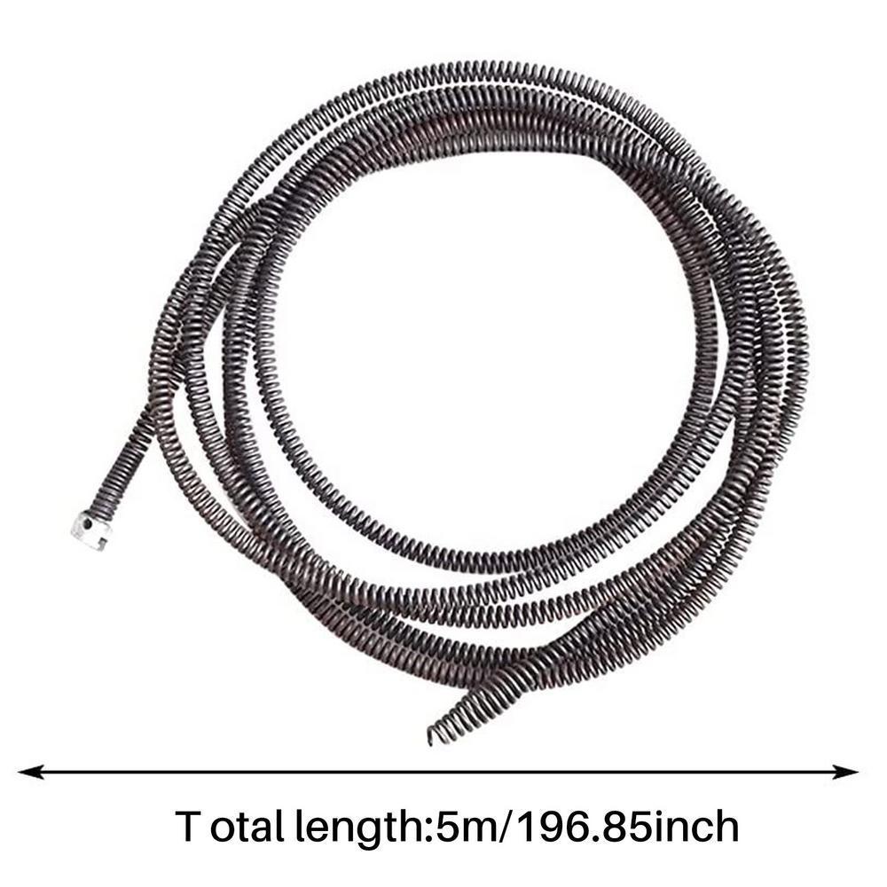 Toilet Plunger Toilet Auger High Pressure Electric Drill Spring Tube Bath Clog Remover Applied To Kitchen Bathroom Clogged Pipe