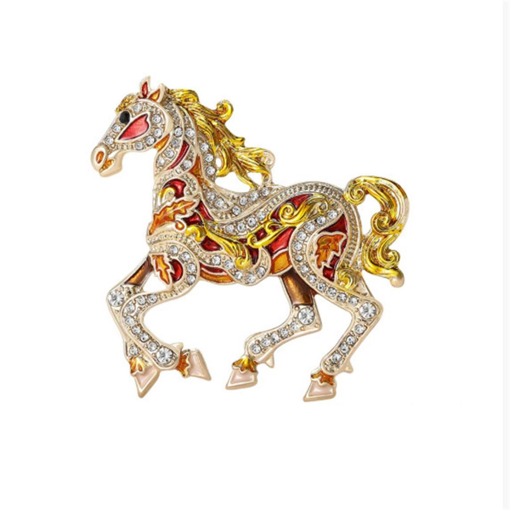 Stylish, Fresh, Sweet, And Trendy Rhinestone-embellished Cute Animal Brooches, Exquisite Clothing Accessories, In Stock.
