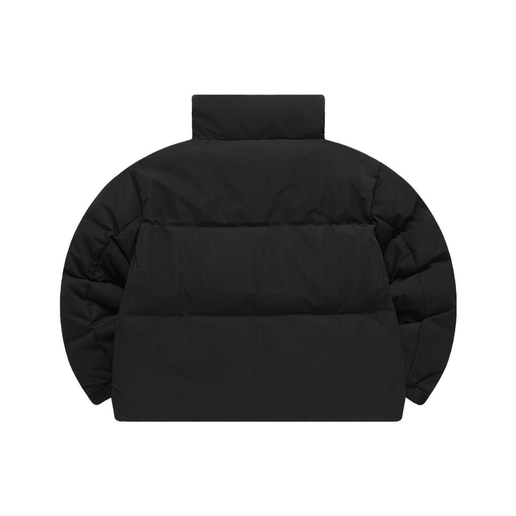 Fila Fusion Женская утепленная куртка-пуховик с принтом логотипа, воротником-стойкой, свободного кроя, теплая, верхняя одежда, черная T11W345902FBK
