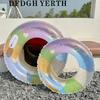New Shiny Fashion Oil Painting Swim Ring For Kids And Adults Wholesale Water Sports Equipment