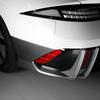 Для Hyundai IONIQ 6 2026-2026 Автомобильный Поворотный Задний Углеродное Волокно Противотуманный Фонарь Лампа Накладка Отделка Автомобильные Аксессуары для Экстерьера