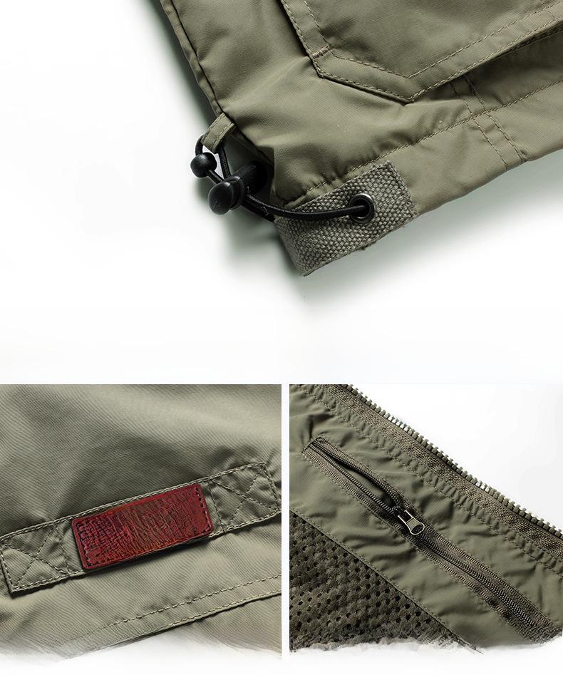 Мужской жилет с несколькими карманами на весну/осень — легкий, для фотосъемки на открытом воздухе/рыбалки, большой размер, модель 7838