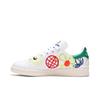adidas Womens Stan Smith 'Large Doodles' (women's sizes) Cloud White / Green / Chalk White Skate Shoes FX5653