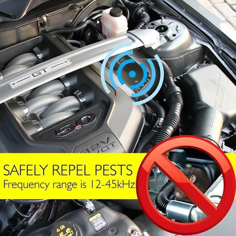 Lvye 12V автомобильный двигатель крыса грызун куница ультразвуковой репеллент шоковый отпугиватель мышей