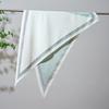 Vintage Color Block Triangle Neck Scarf Fashion Versatile Light Luxury Shawl For Women
