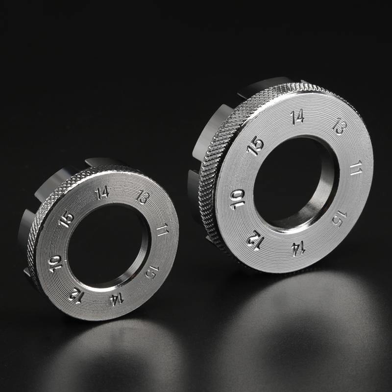 Ключ для спиц велосипеда, портативный ручной гаечный ключ для регулировки обода колеса велосипеда, 8-позиционный прочный инструмент для ремонта горного велосипеда, аксессуары для велоспорта