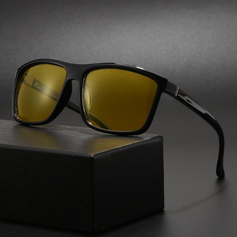 Новые классические квадратные поляризованные солнцезащитные очки для мужских ретро очков, летние уличные мужские очки для вождения, защита от УФ-лучей UV400