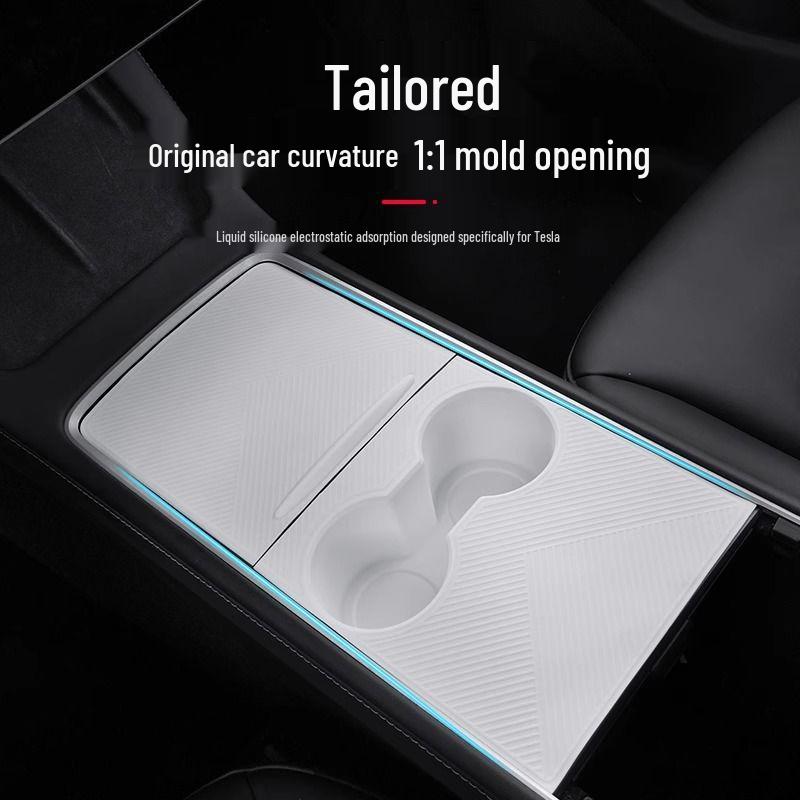 Силиконовые накладки и подстаканники для центральной консоли Tesla Model 3/Y/YL (Новая версия)