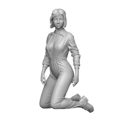 Sol Model 1/35 Девушка-механик Дина (3D-печать) Смоляной набор C729