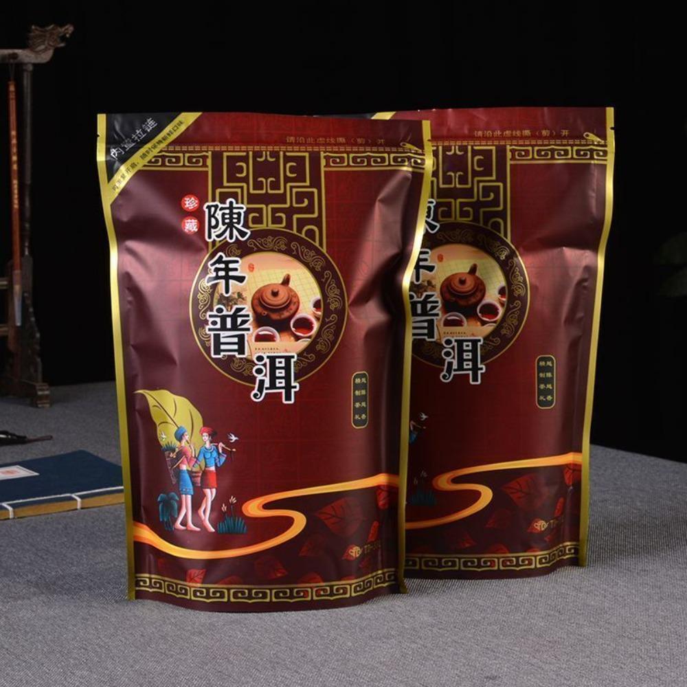 Чистый ароматный выдержанный чай пуэр листовой Мэнхайский чай премиум-класса выдержанный 5 лет