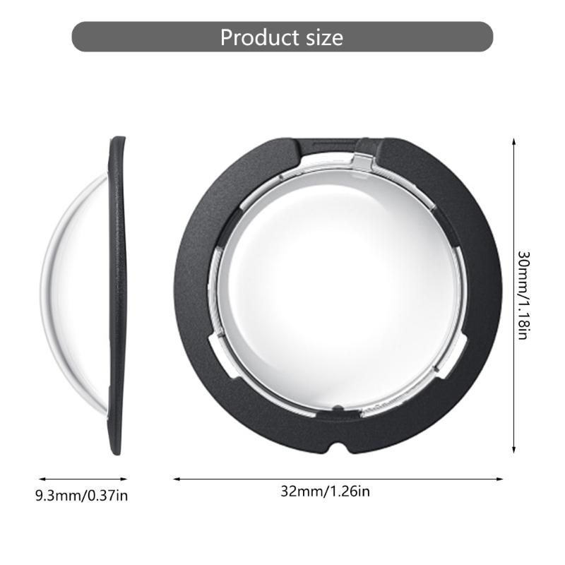 Защитная крышка объектива Защита объектива Четкое изображение для экшн-камеры 360 X3 Легко снимается Устойчивая к царапинам Защита объектива
