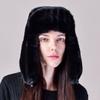 Осенне-зимняя женская теплая ветрозащитная защитная шапка для ушей, повседневная, устойчивая к холоду, искусственная лисья меховая шапка